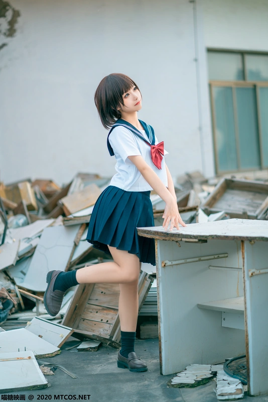 JKL.021 天台JK制服 - 喵糖映画